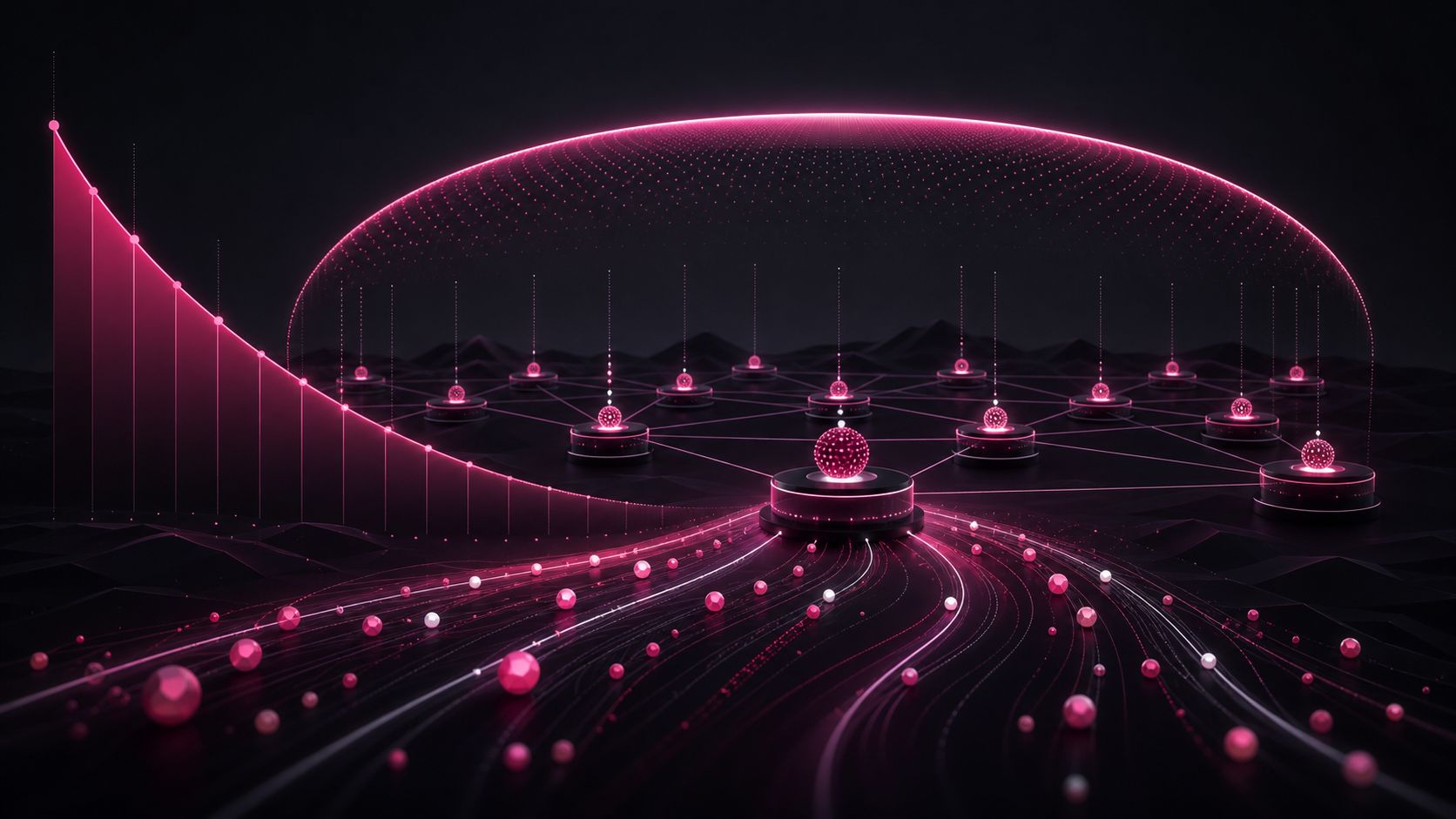 Abstract Polkadot validator network under a capped DOT supply curve